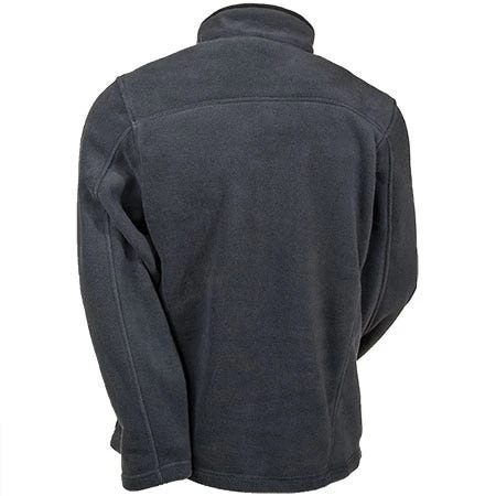 Eddie Bauer Jackets: Men's Grey Full Zip Fleece Jacket EB200 GRY 1 Eddie Bauer Jackets: Men's Grey Full Zip Fleece Jacket EB200 GRY