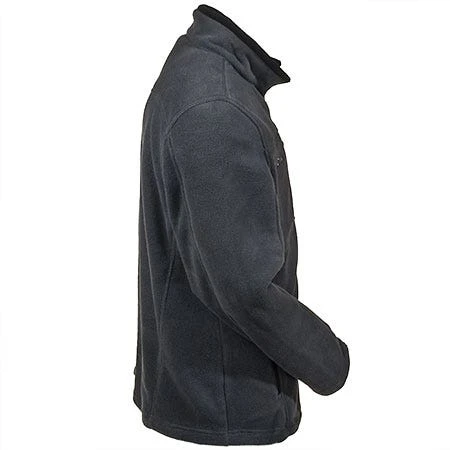 Eddie Bauer Jackets: Men's Grey Full Zip Fleece Jacket EB200 GRY 4 Eddie Bauer Jackets: Men's Grey Full Zip Fleece Jacket EB200 GRY - Image 4