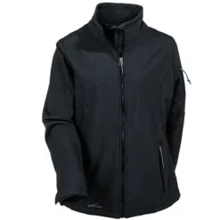 Eddie Bauer Jackets: Women's Black Waterproof Soft Shell Jacket EB531 BLK 6 Eddie Bauer Jackets: Women's Black Waterproof Soft Shell Jacket EB531 BLK -Eagle Shop picture 045