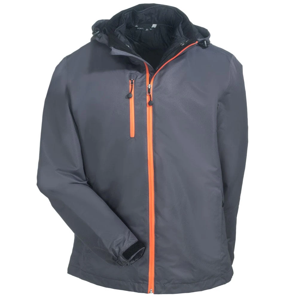 Port Authority Jackets: Men's Waterproof Hooded 3-In-1 Vortex Jacket J332 MAG 3 Port Authority Jackets: Men's Waterproof Hooded 3-In-1 Vortex Jacket J332 MAG - Image 3