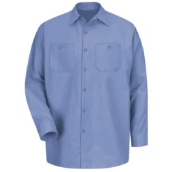 Red Kap Shirts:Men's Light Blue SP14 LB Industrial Work Shirt