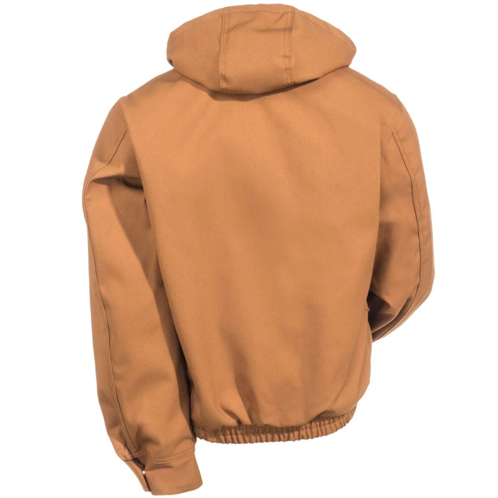 Red Kap Jackets: Men's JD20 BD Brown Duck Hooded Jacket 5 Red Kap Jackets: Men's JD20 BD Brown Duck Hooded Jacket - Image 5