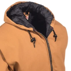 Red Kap Jackets: Men's JD20 BD Brown Duck Hooded Jacket 7 Red Kap Jackets: Men's JD20 BD Brown Duck Hooded Jacket -Eagle Shop red kap jd20bd cd 01