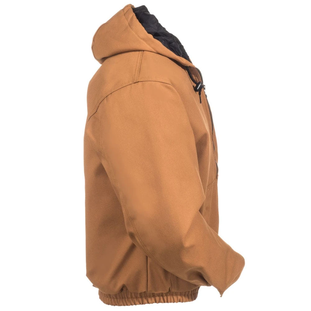 Red Kap Jackets: Men's JD20 BD Brown Duck Hooded Jacket 1 Red Kap Jackets: Men's JD20 BD Brown Duck Hooded Jacket