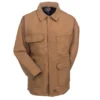 Red Kap Coats: Men's Duck Brown Lined Chore Coat JD24 BD