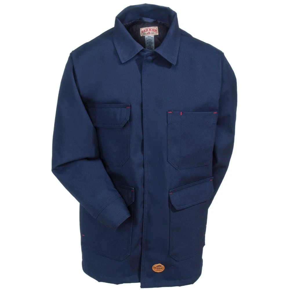 Red Kap Coats: Men's Navy Lined Duck Chore Coat JD24 ND 3 Red Kap Coats: Men's Navy Lined Duck Chore Coat JD24 ND - Image 3