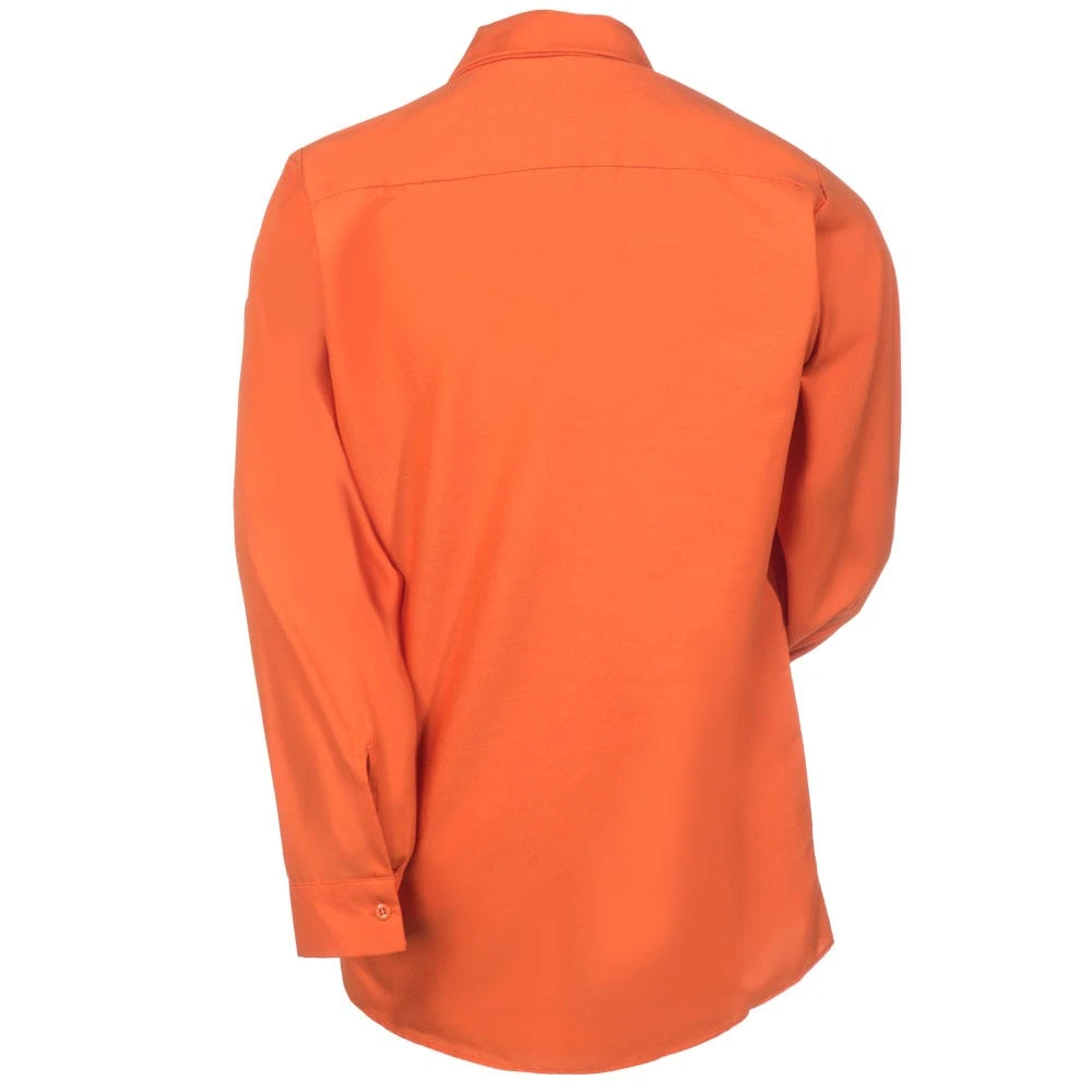 Red Kap Shirts: Men's Orange SP14 OR Touchtex Long Sleeve Shirt 3 Red Kap Shirts: Men's Orange SP14 OR Touchtex Long Sleeve Shirt - Image 3
