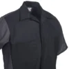 Red Kap Shirts: Men's SY20 BC Black/Grey Cotton Ripstop Short-Sleeve Uniform Shirt