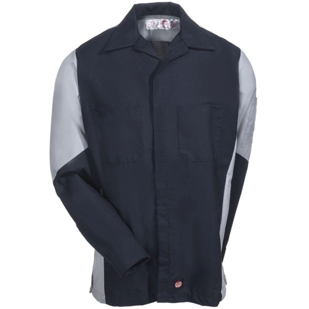 Red Kap Shirts: Men's Grey SY10 NG Ripstop Long Sleeve Shirt 2 Red Kap Shirts: Men's Grey SY10 NG Ripstop Long Sleeve Shirt - Image 2