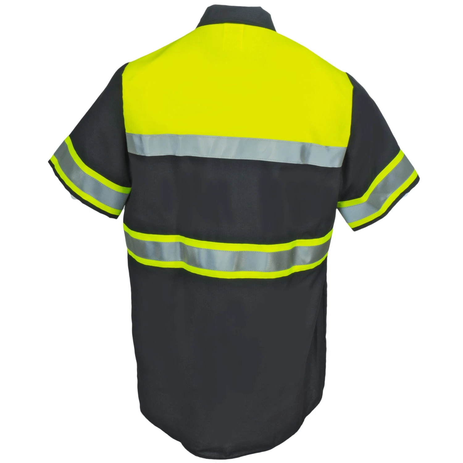 Red Kap Shirts: High Visibility Colorblock Men's SY80 YC Charcoal Button Down Shirt 3 Red Kap Shirts: High Visibility Colorblock Men's SY80 YC Charcoal Button Down Shirt - Image 3