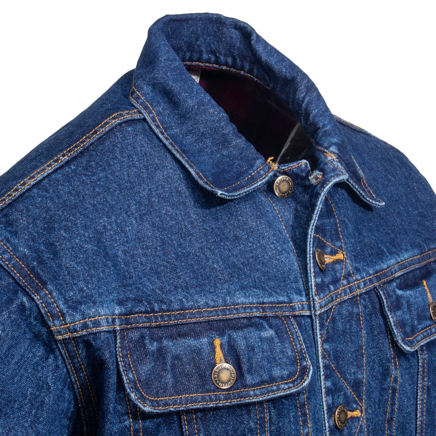 Wrangler Jackets: Men's Rugged Wear RJK32 AN Flannel Lined Denim Jacket 3 Wrangler Jackets: Men's Rugged Wear RJK32 AN Flannel Lined Denim Jacket - Image 3