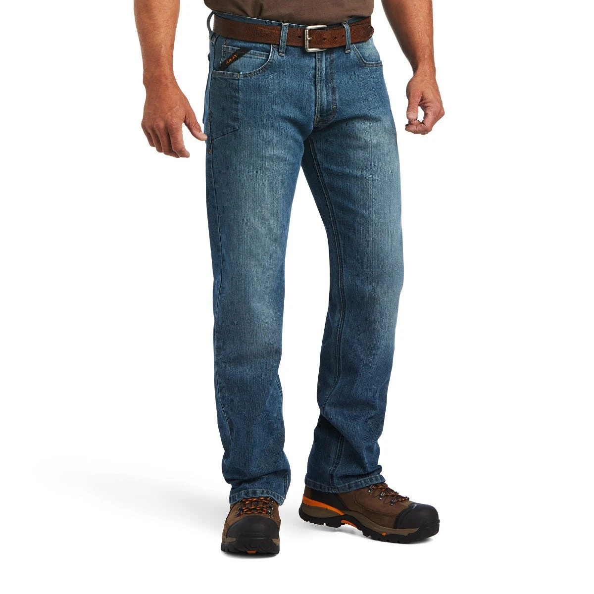 Ariat Rebar Jeans: Men's 10039288 Edgewood Rebar M5 Basic Stackable Straight Leg Jeans 1 Ariat Rebar Jeans: Men's 10039288 Edgewood Rebar M5 Basic Stackable Straight Leg Jeans