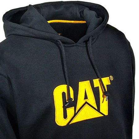 Caterpillar Sweatshirts: Men's Black W10646 016 Trademark Hooded Sweatshirt 2 Caterpillar Sweatshirts: Men's Black W10646 016 Trademark Hooded Sweatshirt - Image 2