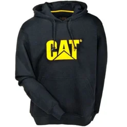 Caterpillar Sweatshirts: Men's Black W10646 016 Trademark Hooded Sweatshirt 6 Caterpillar Sweatshirts: Men's Black W10646 016 Trademark Hooded Sweatshirt -Eagle Shop w10646blk catf 01