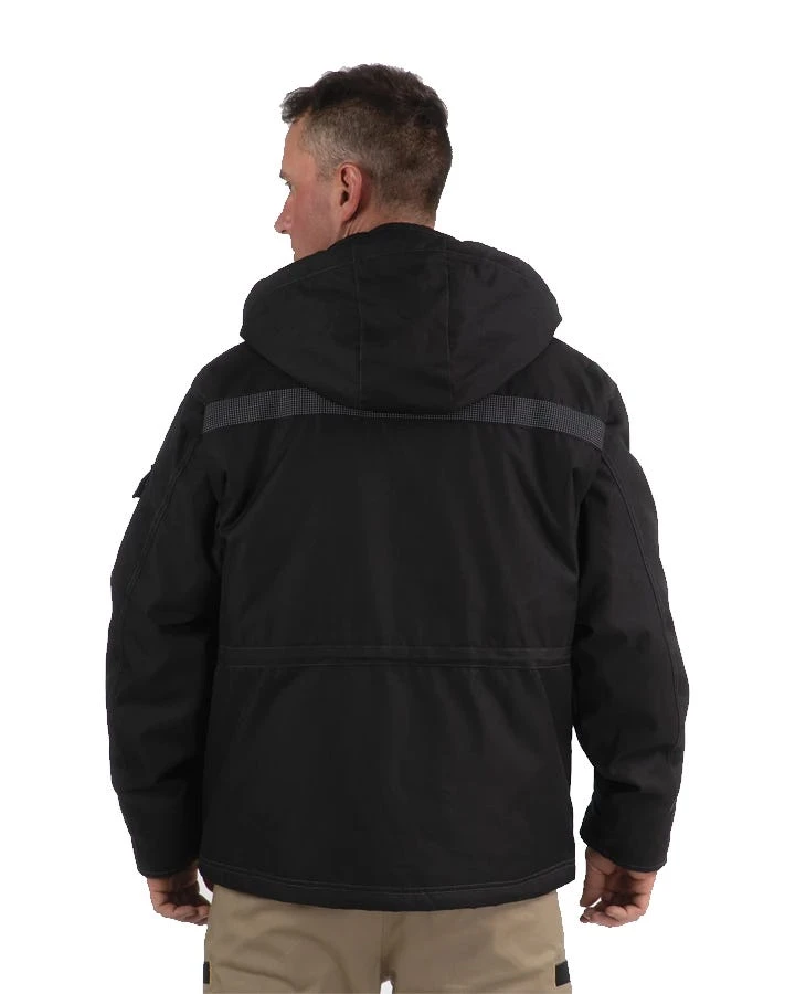 CAT Apparel: Men's W11432 016 Black Heavy Insulated Parka 2 CAT Apparel: Men's W11432 016 Black Heavy Insulated Parka - Image 2