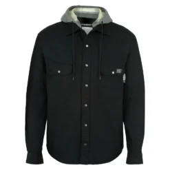 Wolverine Jacket: Men's W1207540 003 Black FR Canvas Jacket