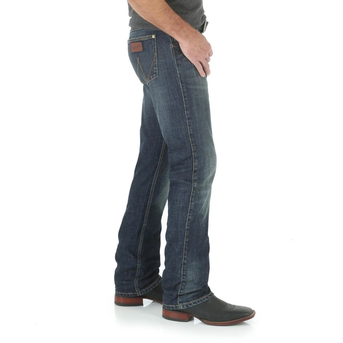 Wrangler Jeans: Men's WLT88BZ Bozeman Wrangler Retro Limited Edition Slim Straight Jean 3 Wrangler Jeans: Men's WLT88BZ Bozeman Wrangler Retro Limited Edition Slim Straight Jean - Image 3