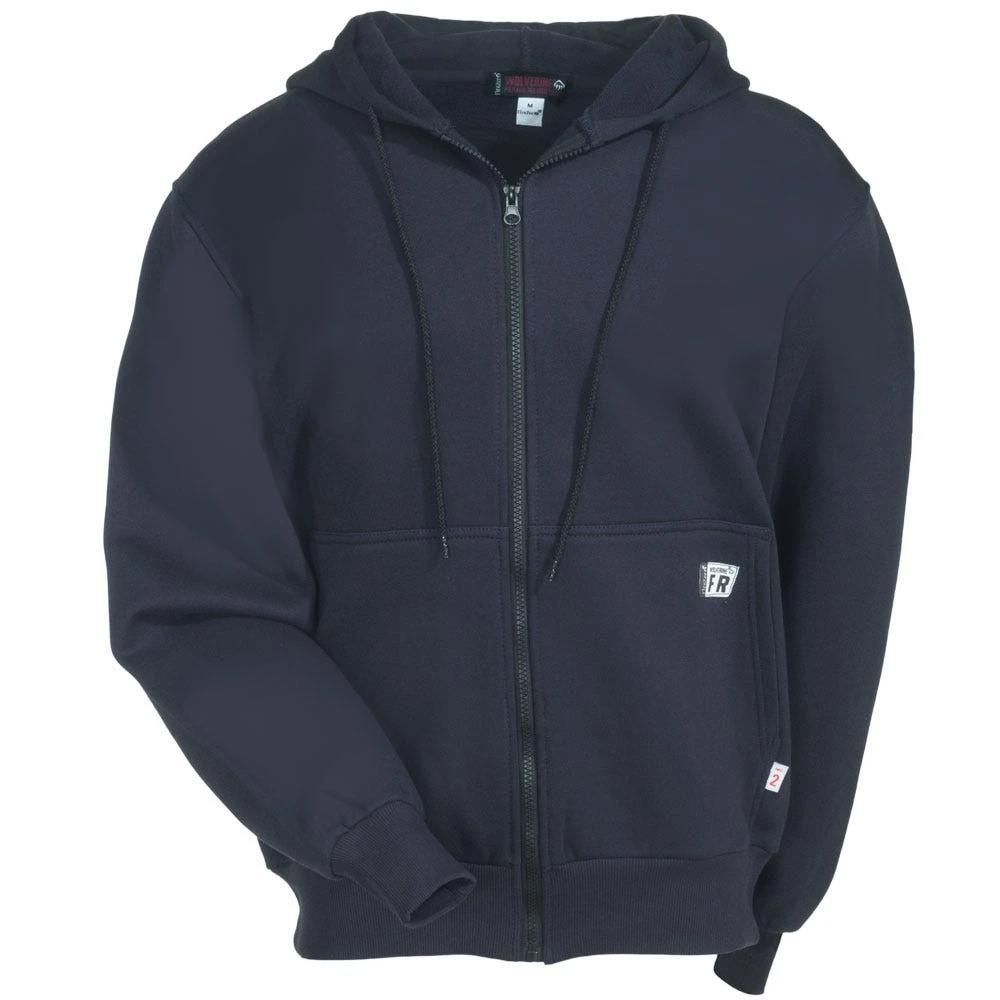 Wolverine Sweatshirts: Men's W1203310 417 Flame-Resistant Hooded FireZerO Sweatshirt 3 Wolverine Sweatshirts: Men's W1203310 417 Flame-Resistant Hooded FireZerO Sweatshirt - Image 3