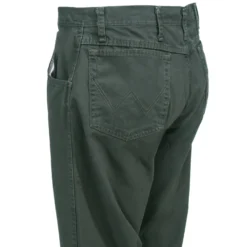 Wrangler Jeans: Men's Moss Green 31100 MS Rugged Wear Straight Leg Canvas Jeans 6 Wrangler Jeans: Men's Moss Green 31100 MS Rugged Wear Straight Leg Canvas Jeans -Eagle Shop wrangler 31100ms l 01