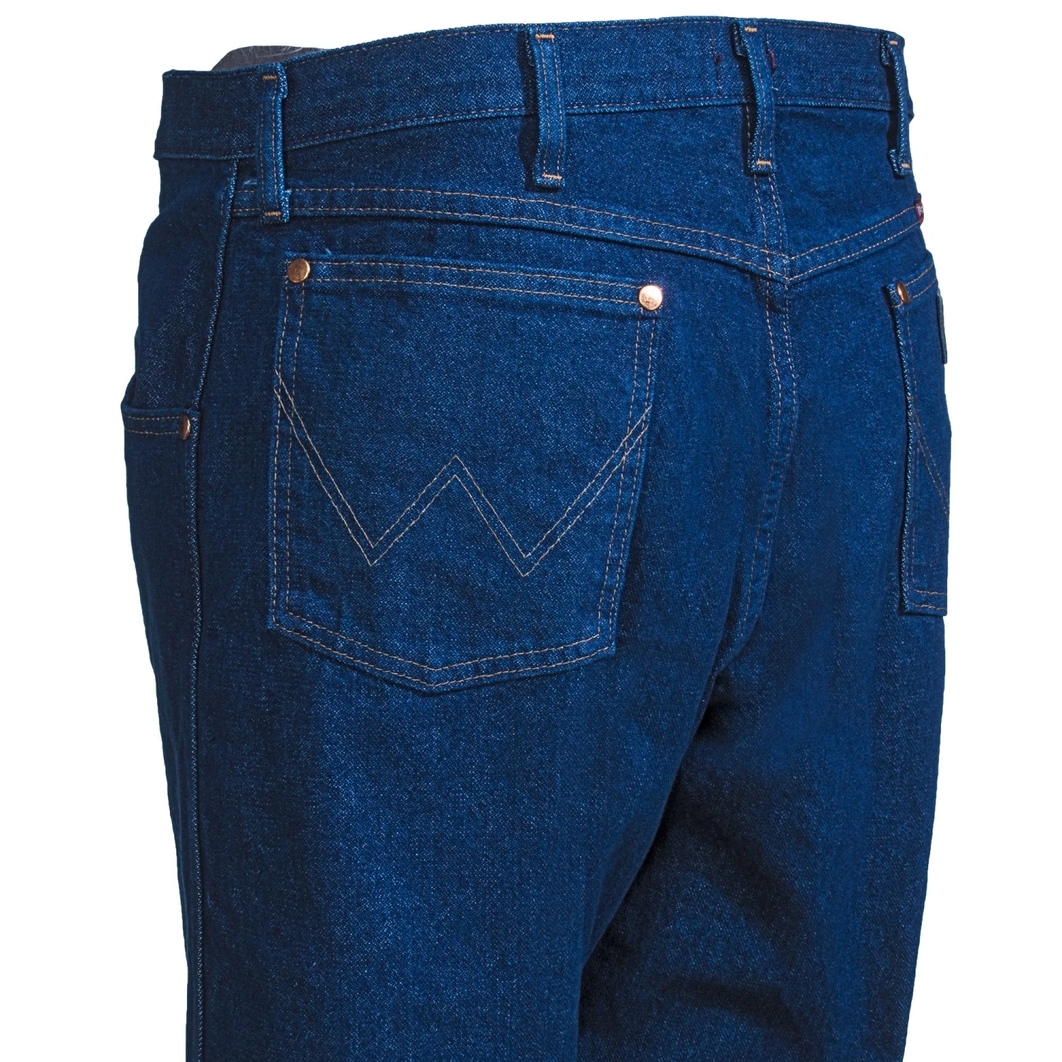 Wrangler Jeans: Men's Cowboy Cut 31MWZ PW Prewashed Indigo Relaxed Fit Jeans 3 Wrangler Jeans: Men's Cowboy Cut 31MWZ PW Prewashed Indigo Relaxed Fit Jeans - Image 3