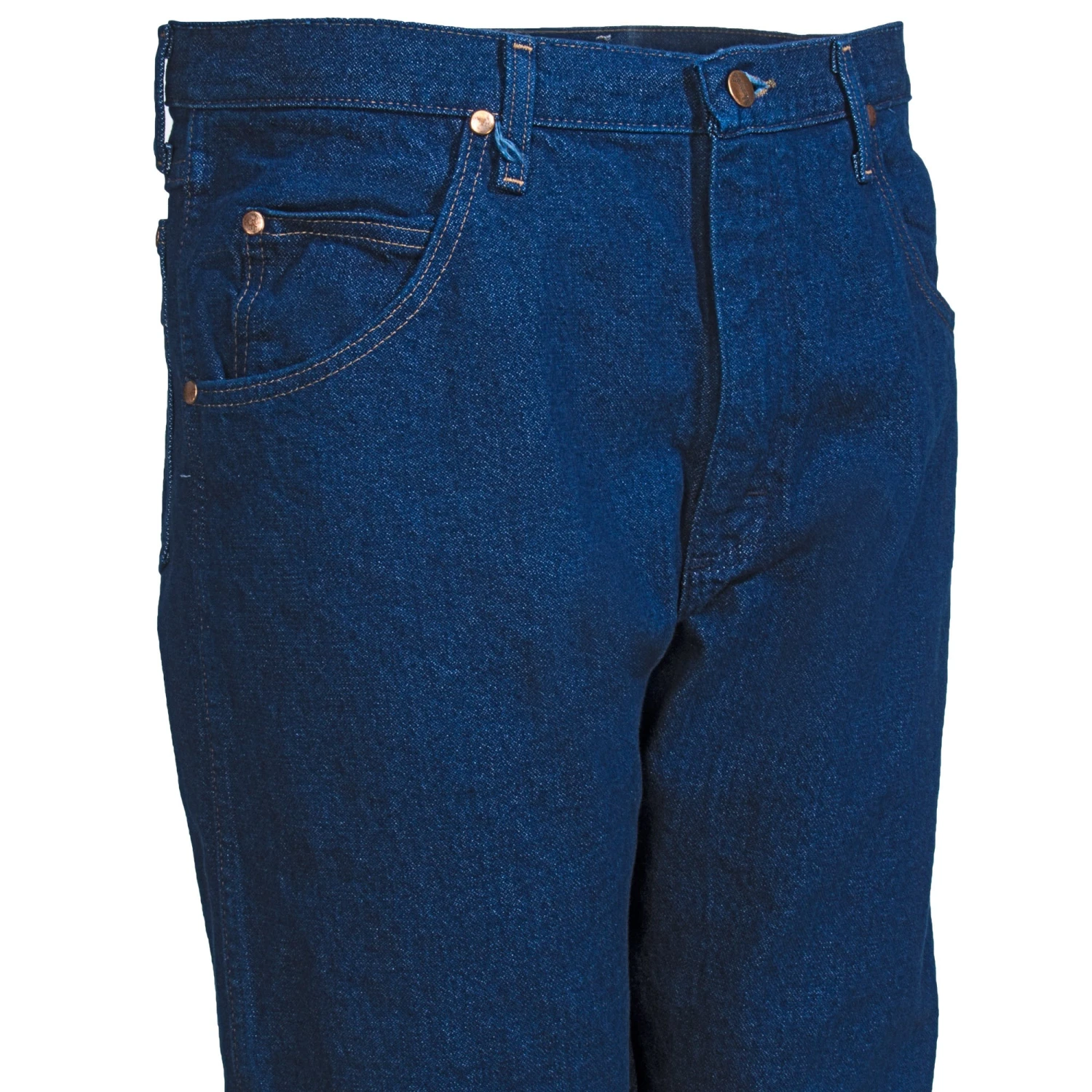 Wrangler Jeans: Men's Cowboy Cut 31MWZ PW Prewashed Indigo Relaxed Fit Jeans 4 Wrangler Jeans: Men's Cowboy Cut 31MWZ PW Prewashed Indigo Relaxed Fit Jeans - Image 4