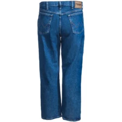 Wrangler Jeans: Men's Antique Indigo 35001 AI Rugged Wear Relaxed Fit Work Jeans -Eagle Shop wrangler 35001ai b 01