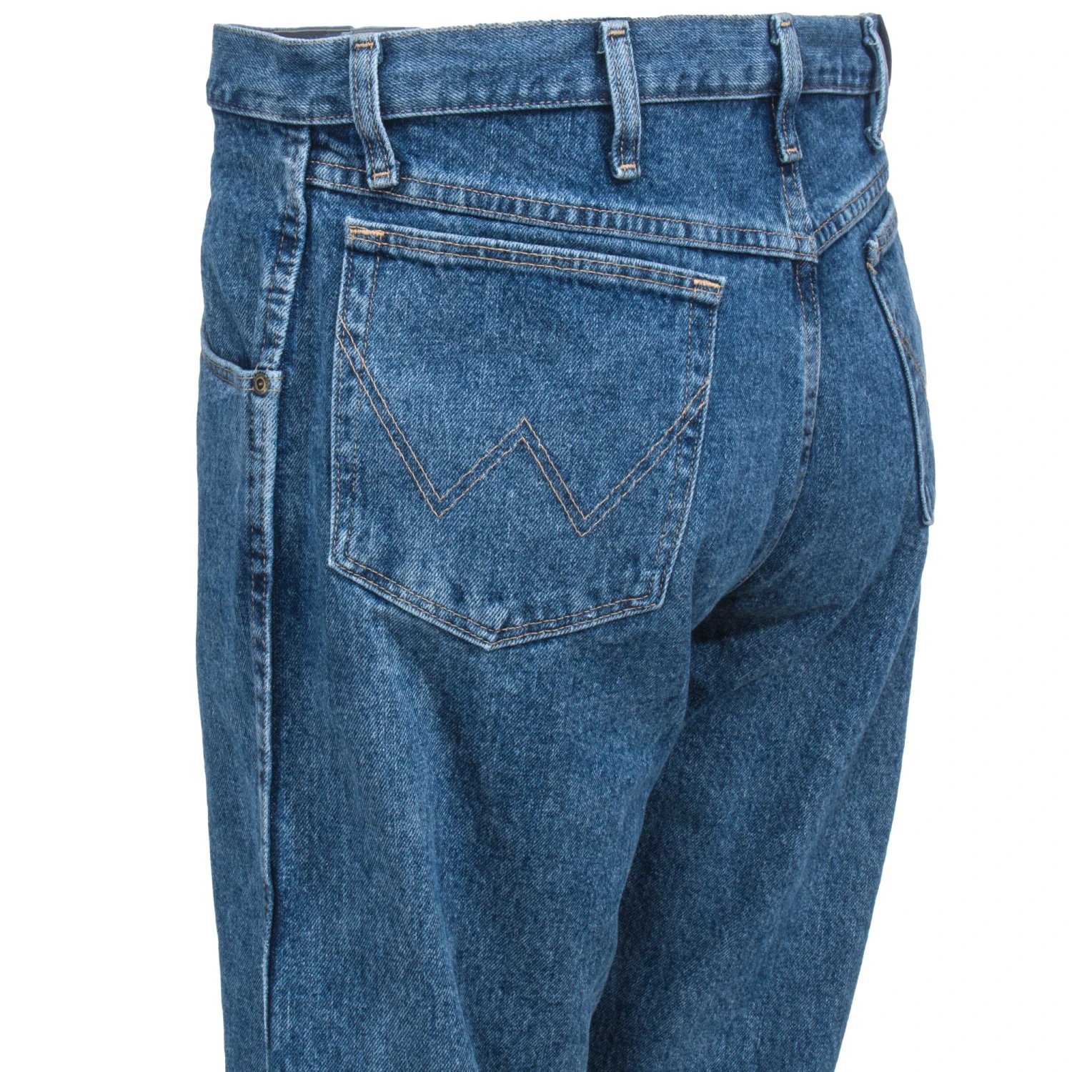 Wrangler Jeans: Men's Grey Indigo 35001 GI Rugged Wear Relaxed Fit Work Jeans 3 Wrangler Jeans: Men's Grey Indigo 35001 GI Rugged Wear Relaxed Fit Work Jeans - Image 3