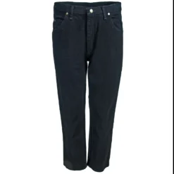 Wrangler Jeans: Men's Black 39902 OB Rugged Wear Classic Fit Jeans -Eagle Shop wrangler 39902ob f 01