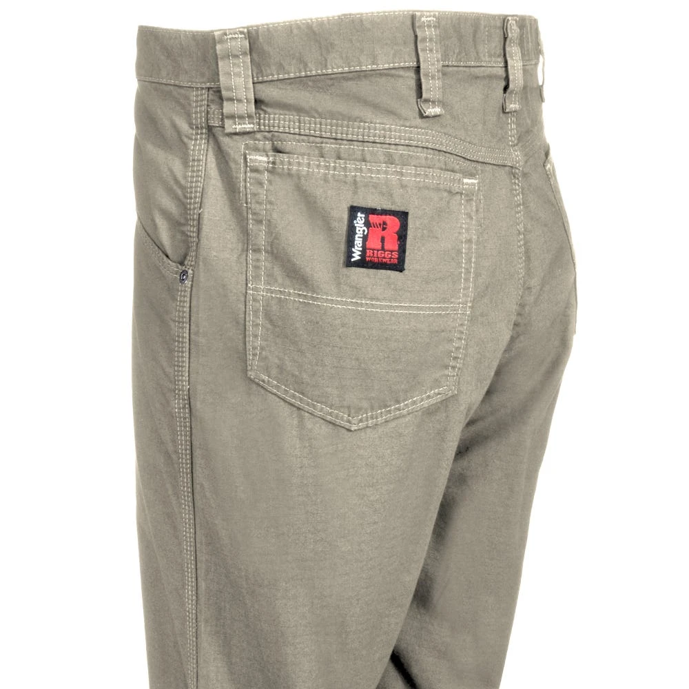 Wrangler Riggs Pants: Men's Dark Khaki 3W045 DK Riggs Ripstop Technician Pants 3 Wrangler Riggs Pants: Men's Dark Khaki 3W045 DK Riggs Ripstop Technician Pants - Image 3