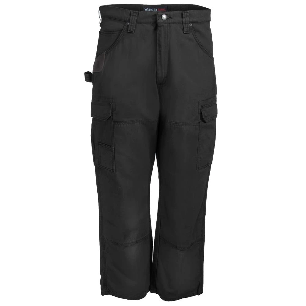 Wrangler Riggs Pants: Men's 3W060 BL Black Ripstop Ranger Pants 2 Wrangler Riggs Pants: Men's 3W060 BL Black Ripstop Ranger Pants - Image 2