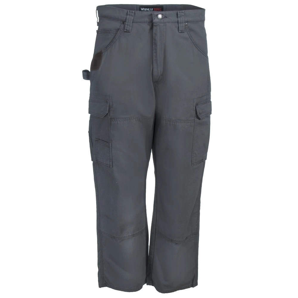 Wrangler Riggs Pants: Men's 3W060 ST Slate Grey Ripstop Ranger Pants 2 Wrangler Riggs Pants: Men's 3W060 ST Slate Grey Ripstop Ranger Pants - Image 2