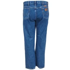 Wrangler Jeans: Men's Stonewashed FR13MMS Flame Resistant Denim Jeans 7 Wrangler Jeans: Men's Stonewashed FR13MMS Flame Resistant Denim Jeans -Eagle Shop wrangler fr13mms b 01