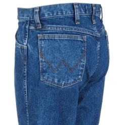 Wrangler Jeans: Men's Stonewashed FR13MMS Flame Resistant Denim Jeans 6 Wrangler Jeans: Men's Stonewashed FR13MMS Flame Resistant Denim Jeans -Eagle Shop wrangler fr13mms l 01
