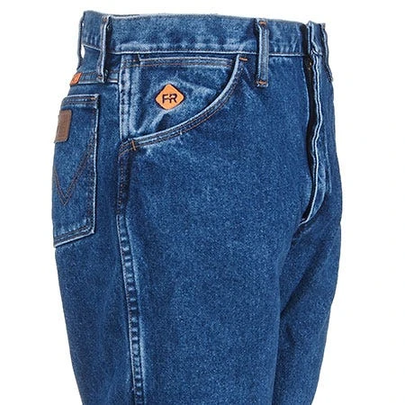 Wrangler Jeans: Men's Stonewashed FR13MMS Flame Resistant Denim Jeans 1 Wrangler Jeans: Men's Stonewashed FR13MMS Flame Resistant Denim Jeans